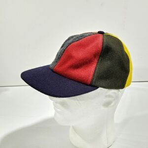 Vtg Multi Color Britches Large Fitted Wool Hat Cap USA 90s Rare Colorful Hip Hop